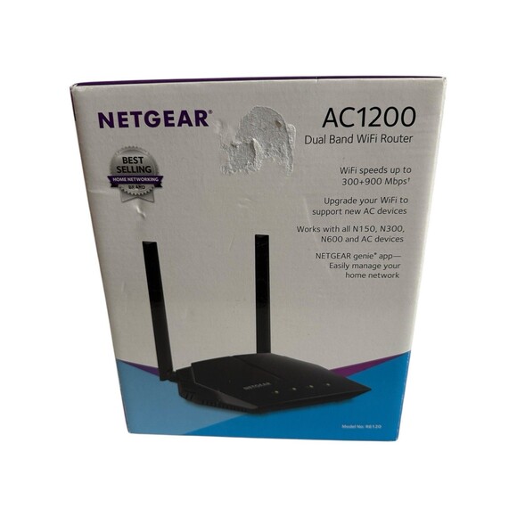 Netgear AC1200 Dual Band WiFi Router R6120 High Speed Wireless Internet - Picture 6 of 16